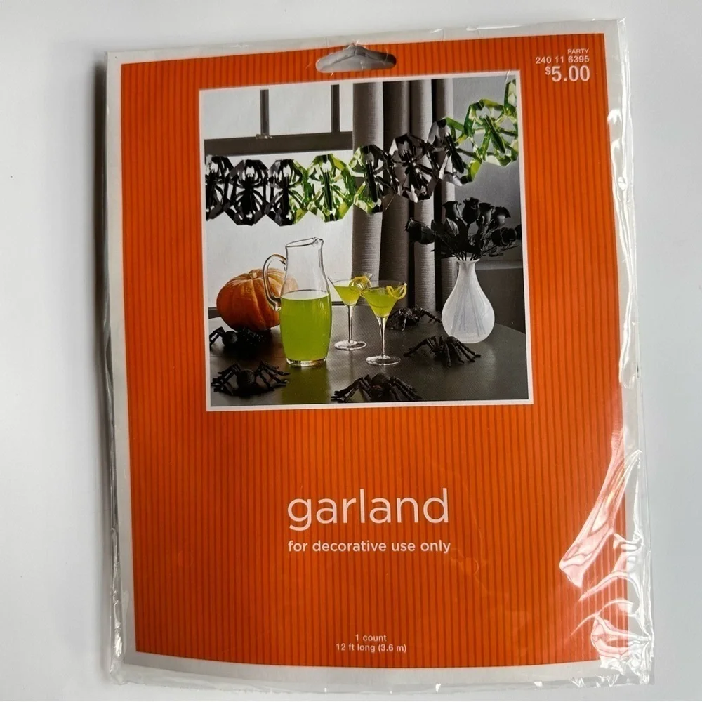 Target Bundle of Halloween Party Supplies. Confetti. Window Gels. Garland. Music